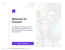 Tablet Screenshot of cheeze.com